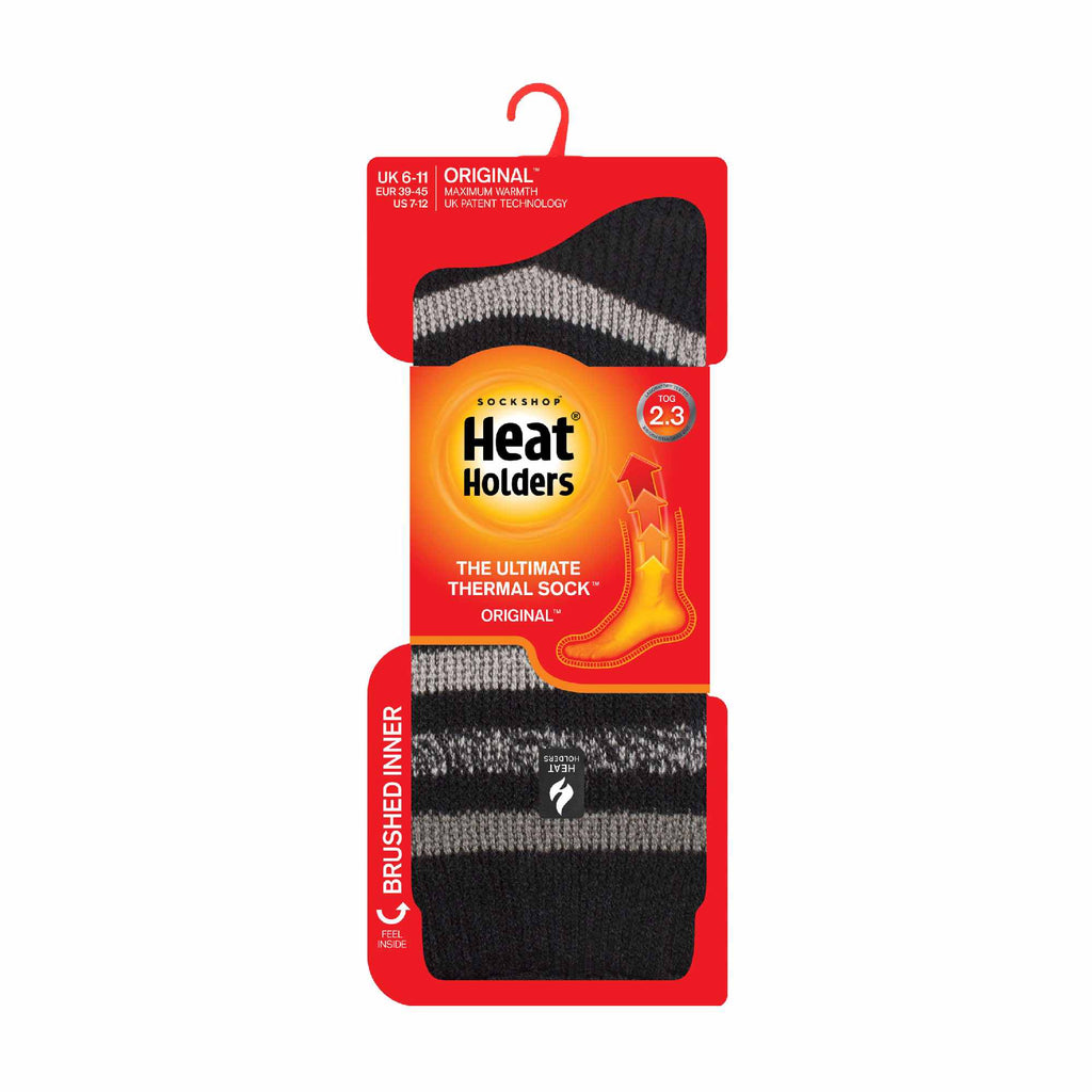 Heat Holders Men’s Twist Patterned Thermal Socks