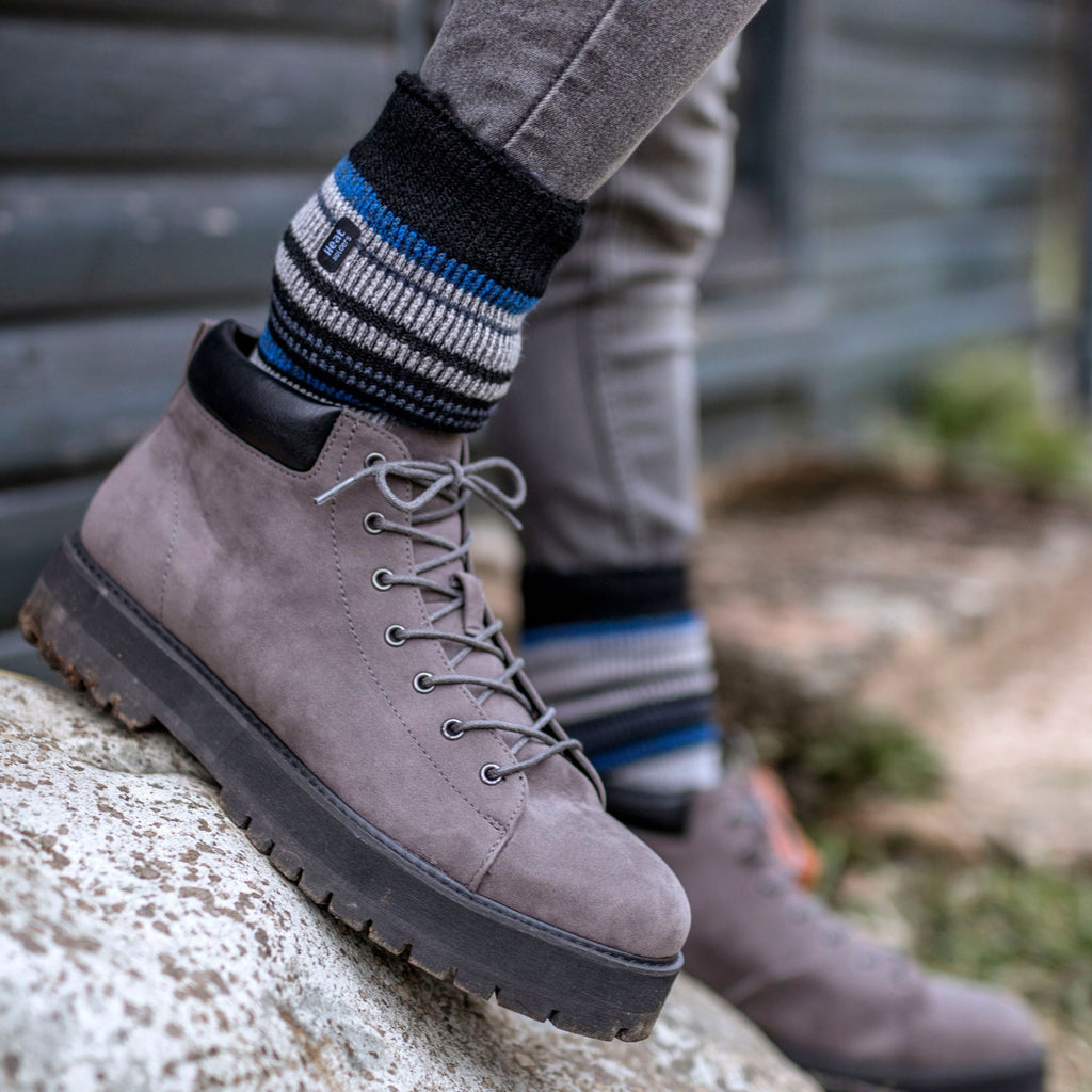 Heat Holders Men’s Twist Patterned Thermal Socks