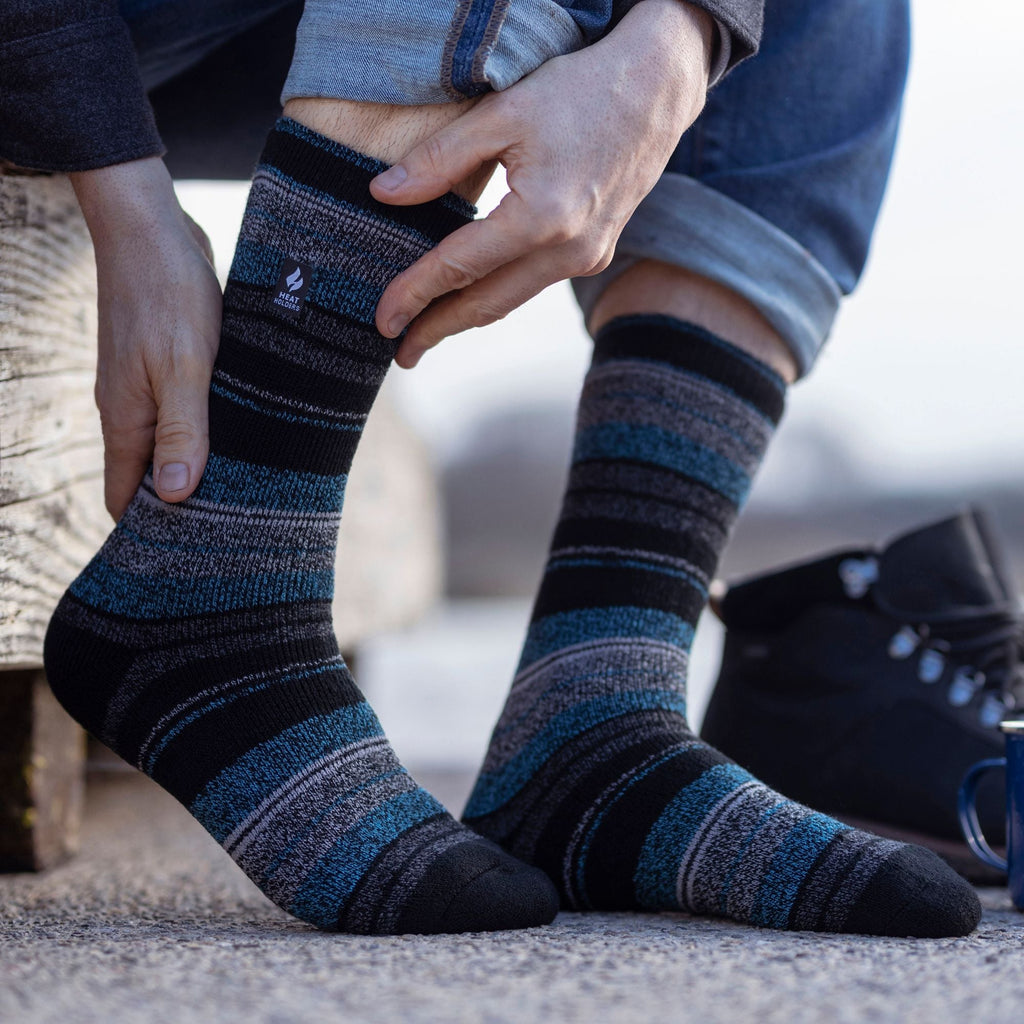 Heat Holders Men’s Twist Patterned Thermal Socks