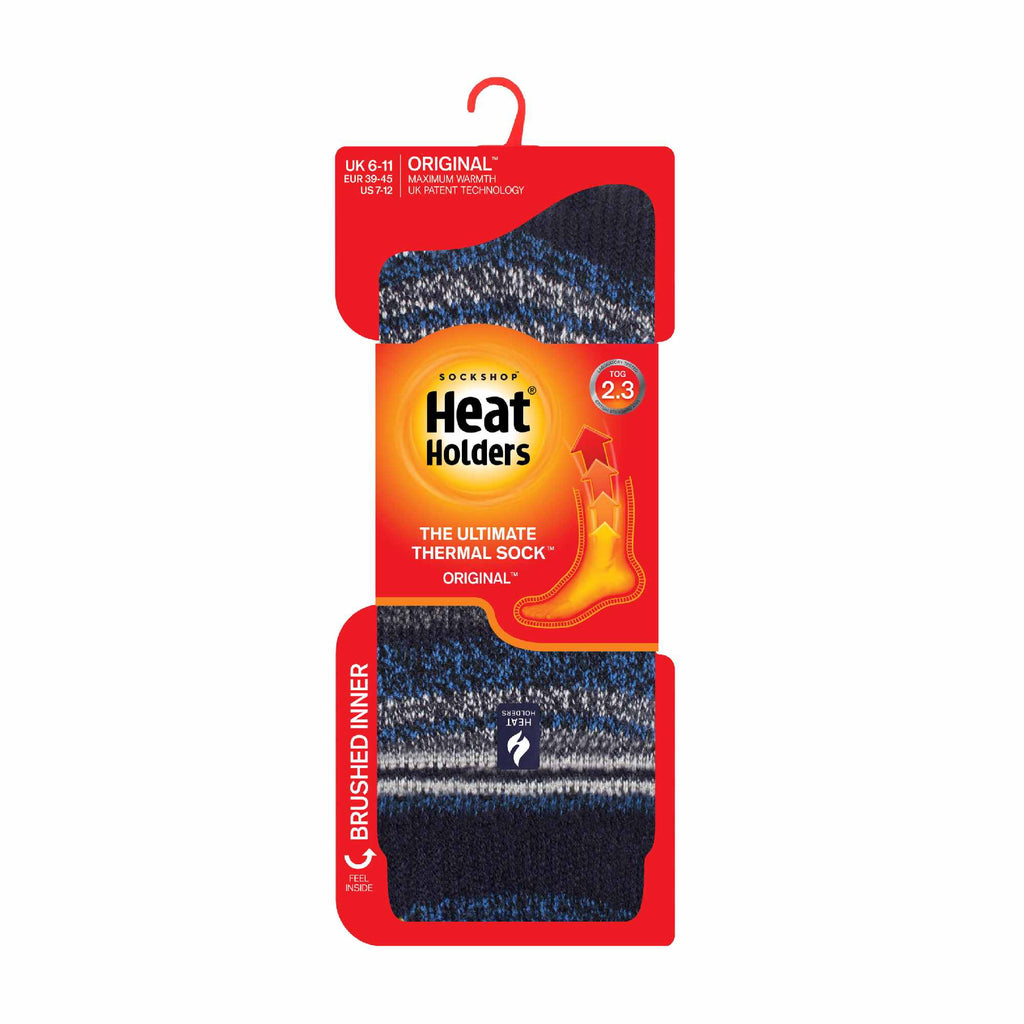 Heat Holders Men’s Twist Patterned Thermal Socks