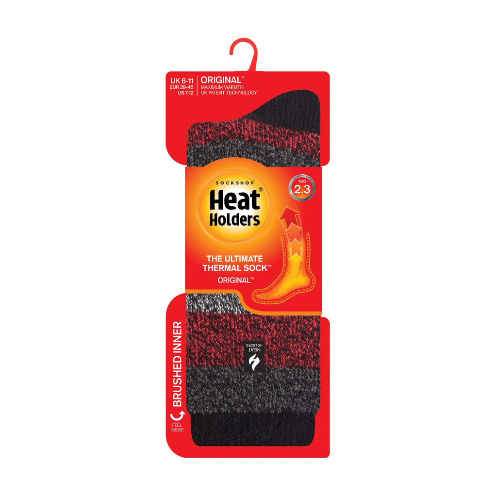Heat Holders Men’s Twist Patterned Thermal Socks