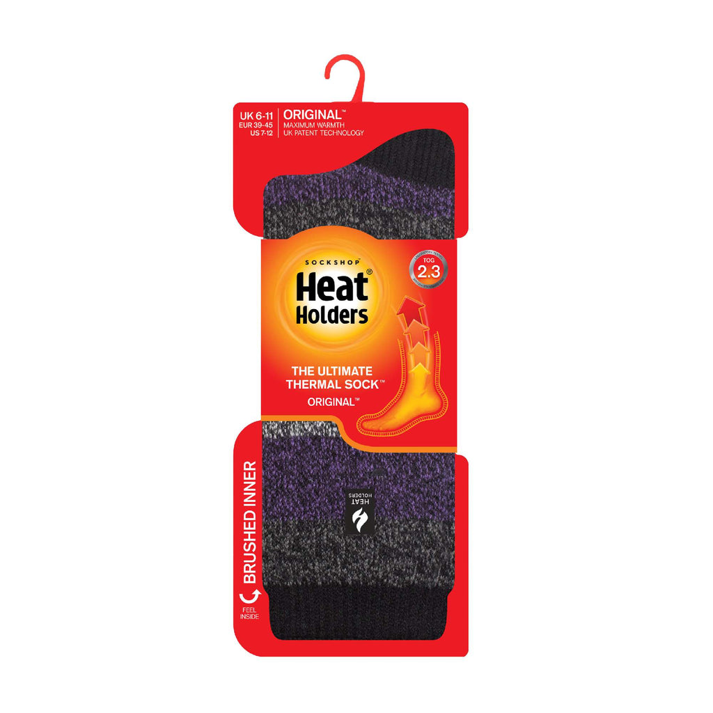 Heat Holders Men’s Twist Patterned Thermal Socks