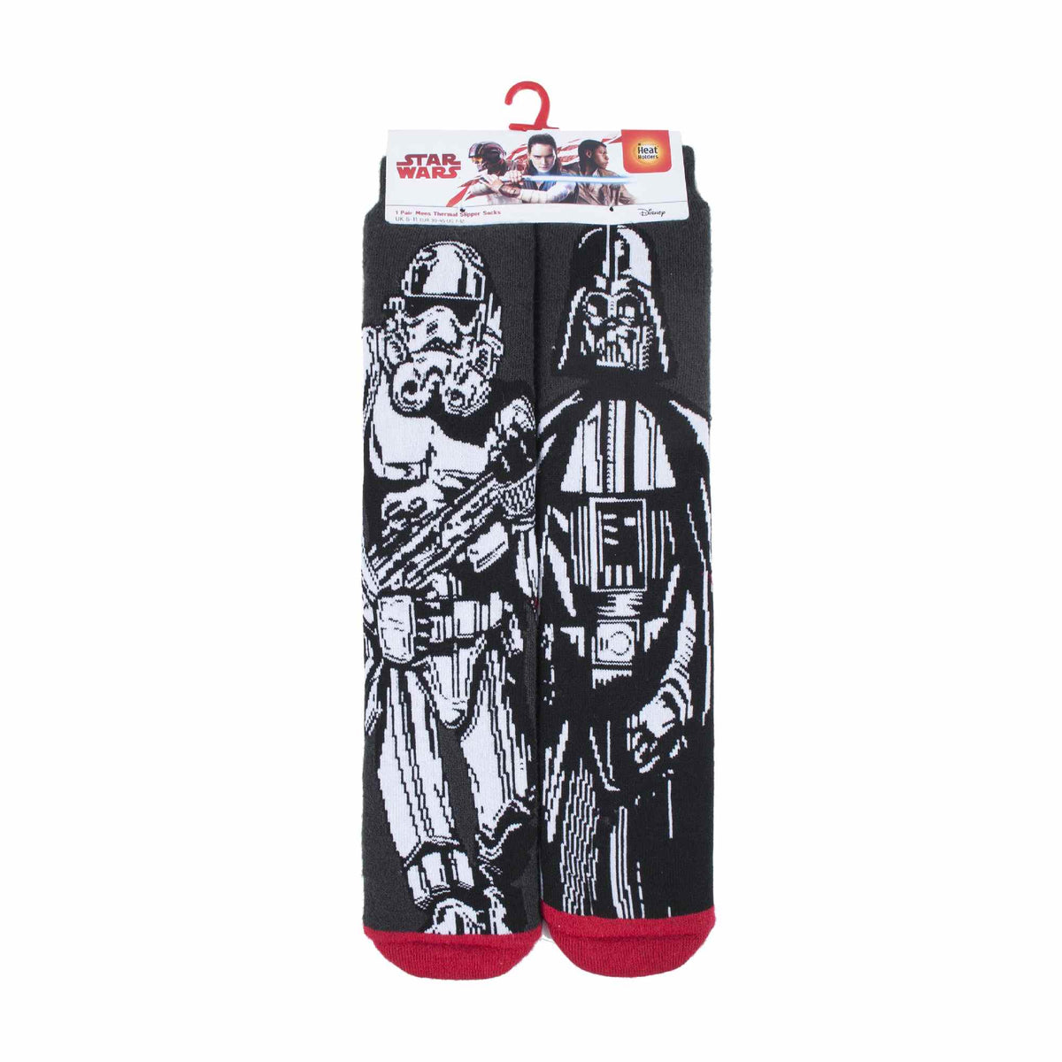Mens Star Wars Themed Novelty Thermal Slipper Socks