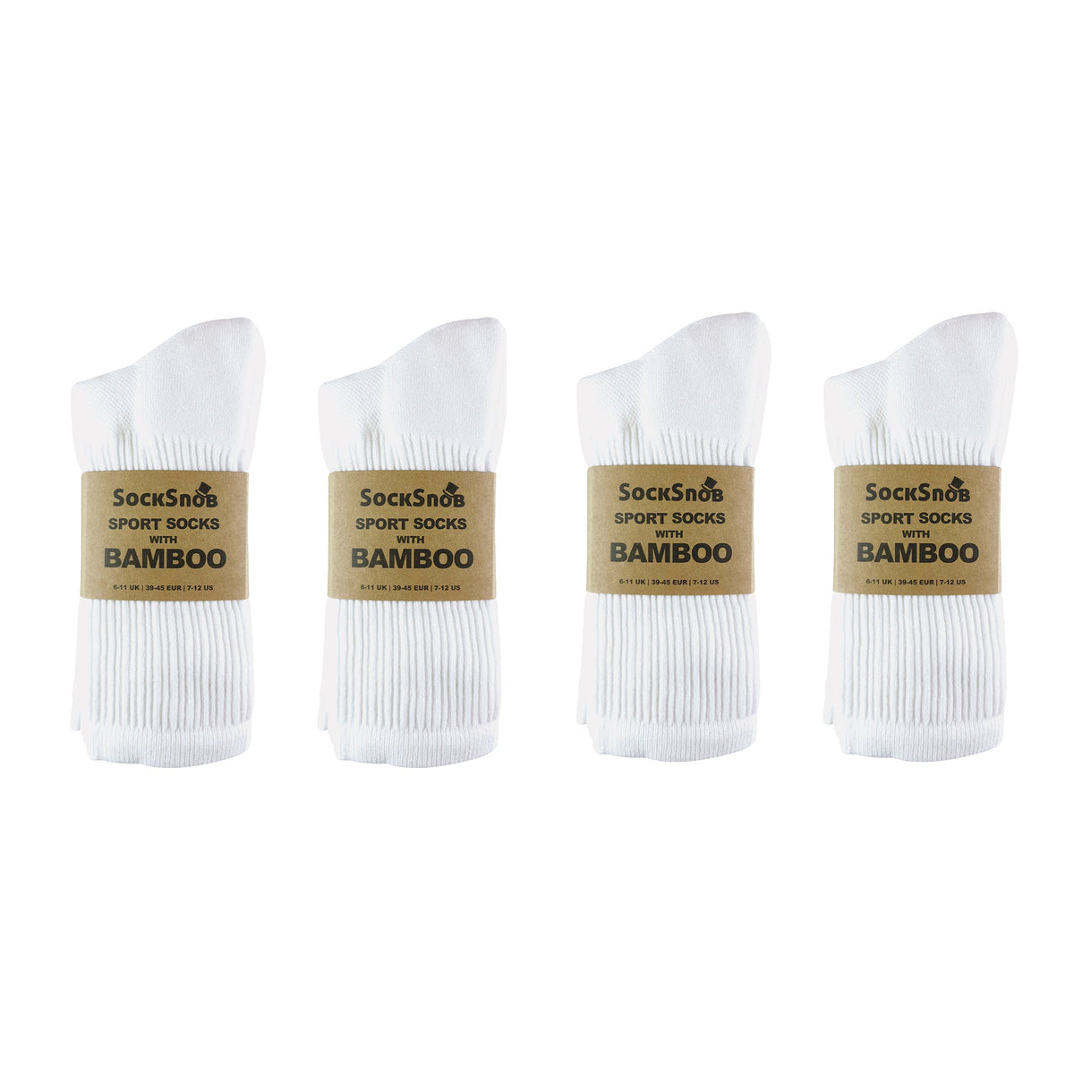 Mens Bamboo / Organic Cotton Running Sport Socks (Multipack Options)