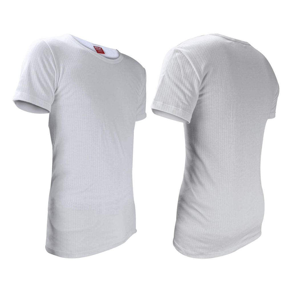 2 Pack Mens Short Sleeve Thermal Top for Winter