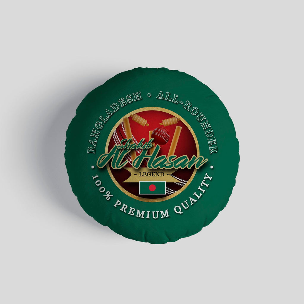 Bangladesh Al Hasan  - Legend Collection - Circle Cushion 14"