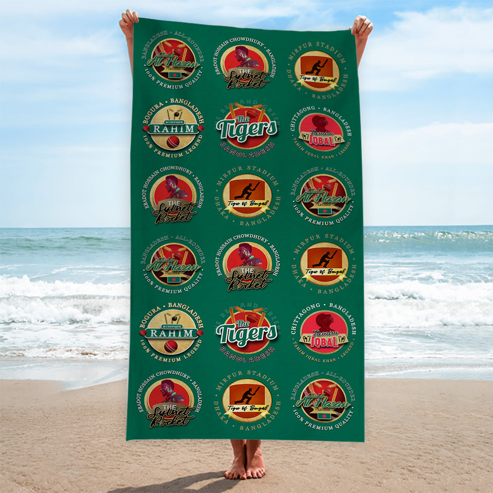 Bangladesh Cricket - Legend Collection - Beach Towel