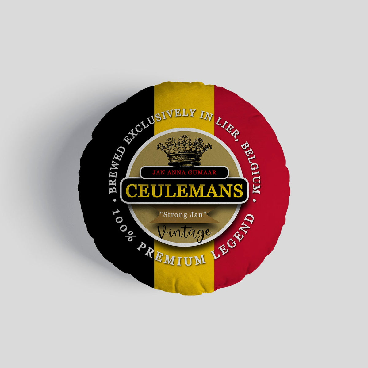 Belgium Ceulemans  - Legend Collection - Circle Cushion 14"