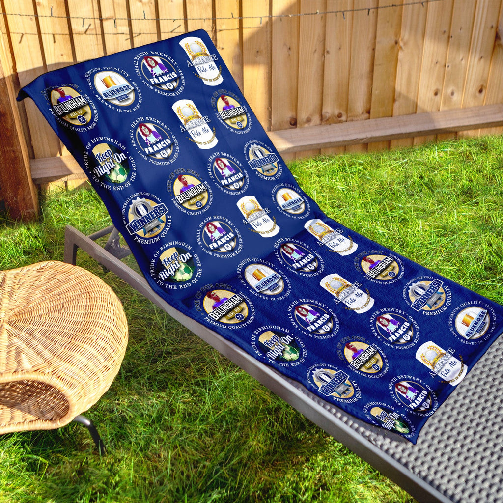 Birmingham - Football Legends - Microfibre Beach Towel - 150cm x 75cm