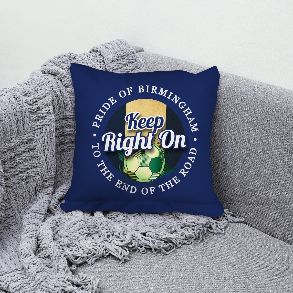 Birmingham Keep Right On - Football Legends - Cushion 10"