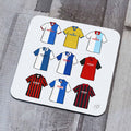 Blackburn Retro Shirts Football Coaster
