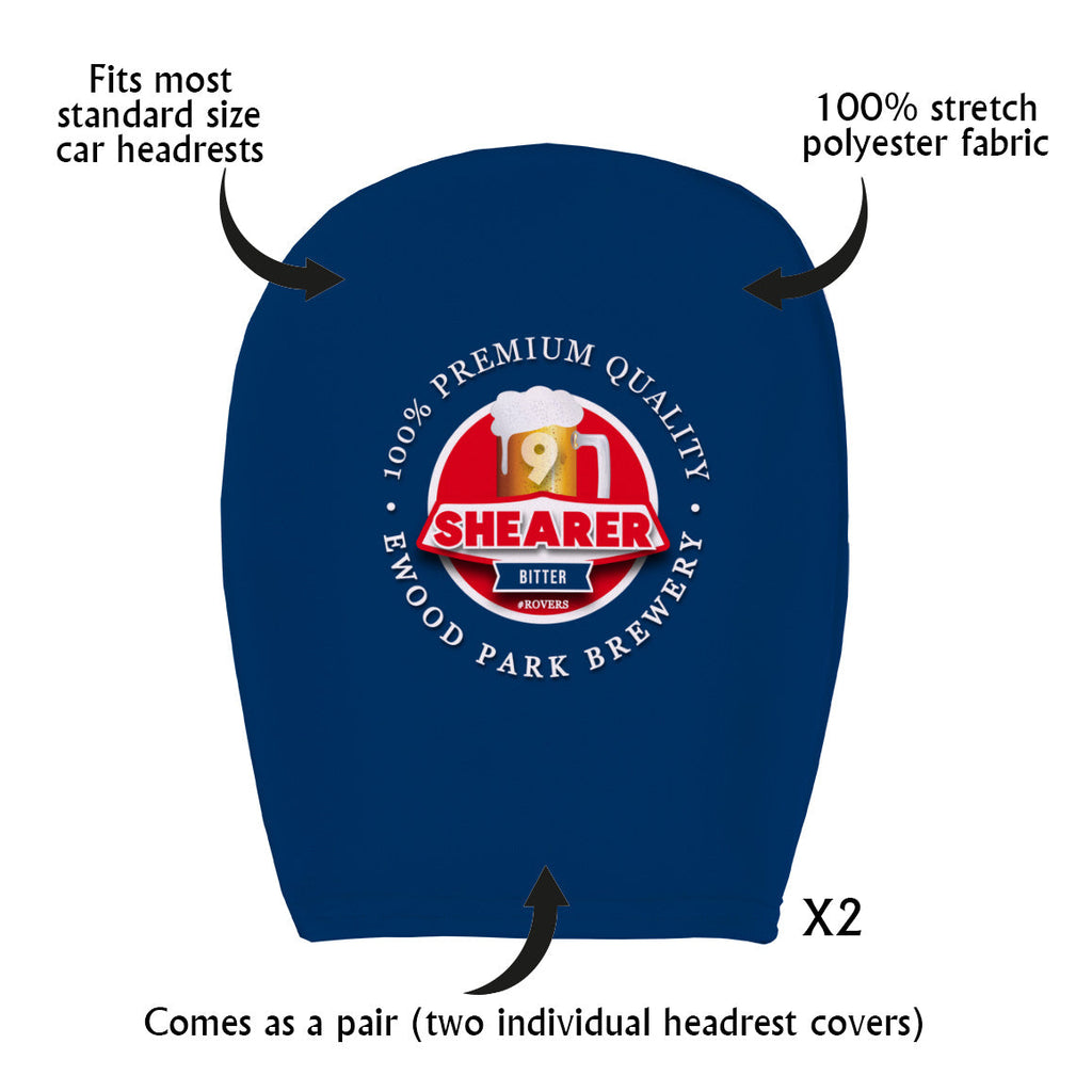 Blackburn Shearer - Football Legends - Headrest Cover