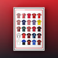 Bournemouth Retro Shirts Football Print