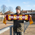 Bradford - City Gent - Knitted Eyelet Football Scarf