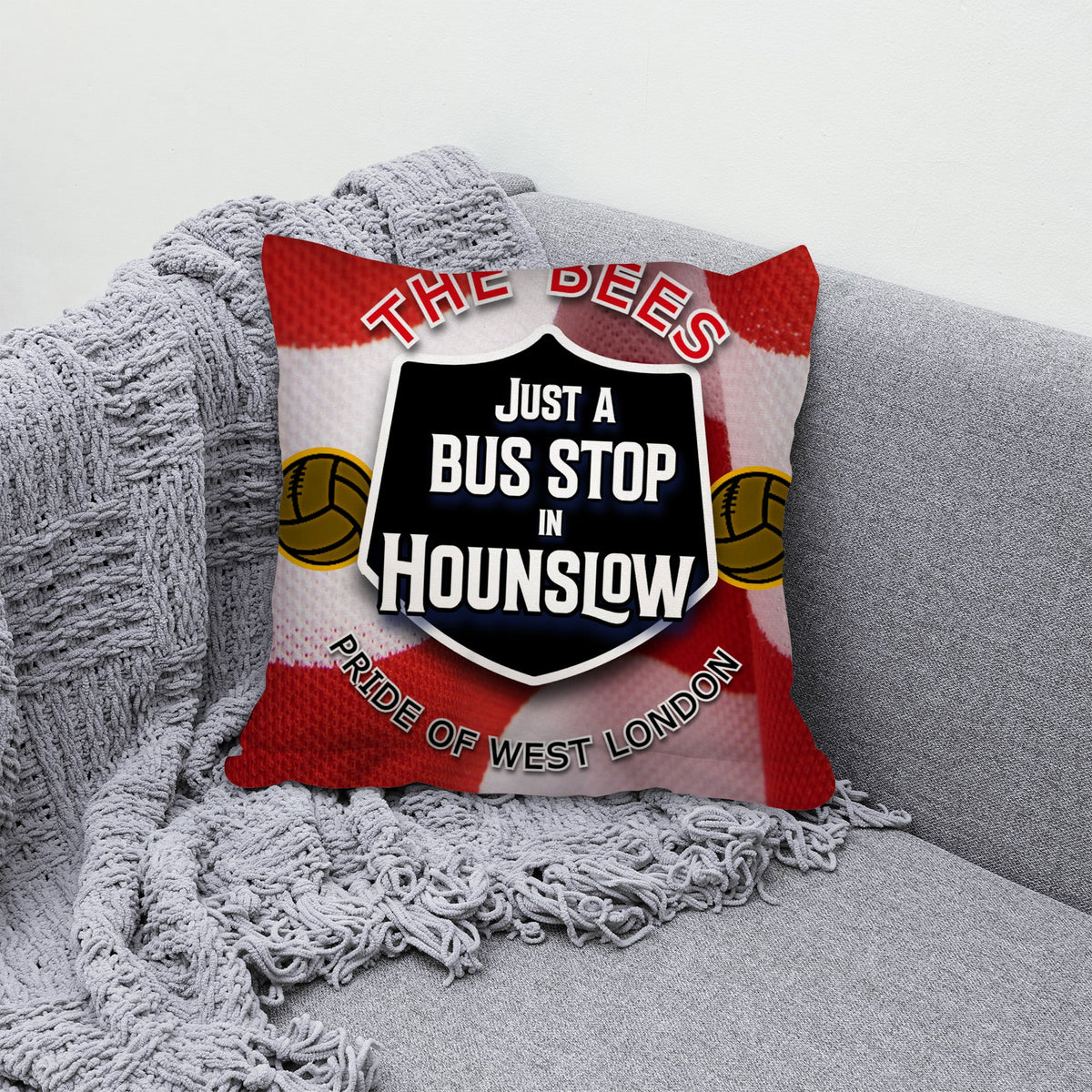 Brentford  Bus Stop - Football Legends - Cushion 10"