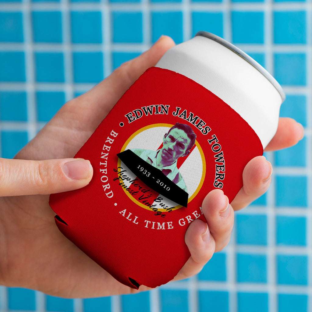 Brentford  Jim Towers - Football Legends - Can Cooler