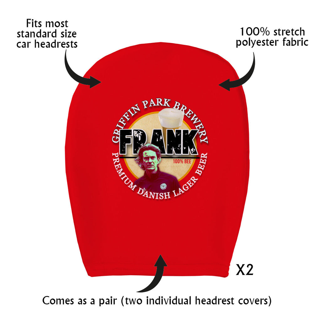 Brentford  Thomas Frank - Football Legends - Headrest Cover