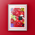 Bristol City Kit Collage Retro Shirts Football Print
