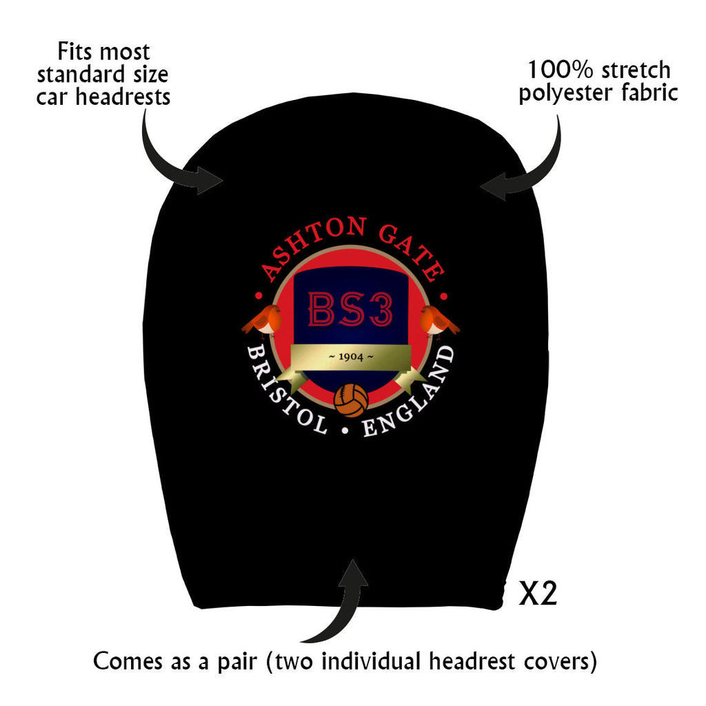 Bristol Aston Gate - Football Legends - Headrest Cover
