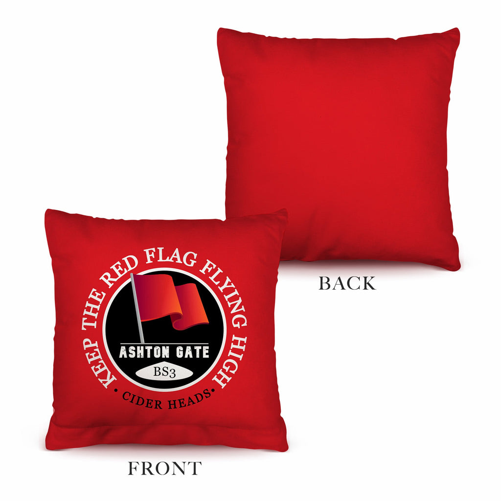Bristol Red Flag - Football Legends - Cushion 10"