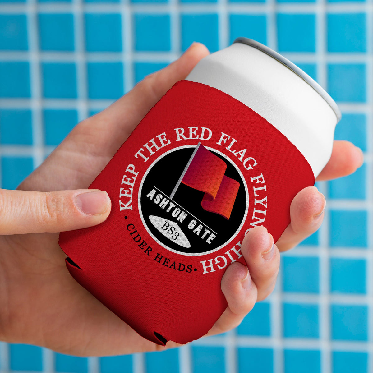 Bristol Red Flag - Football Legends - Can Cooler