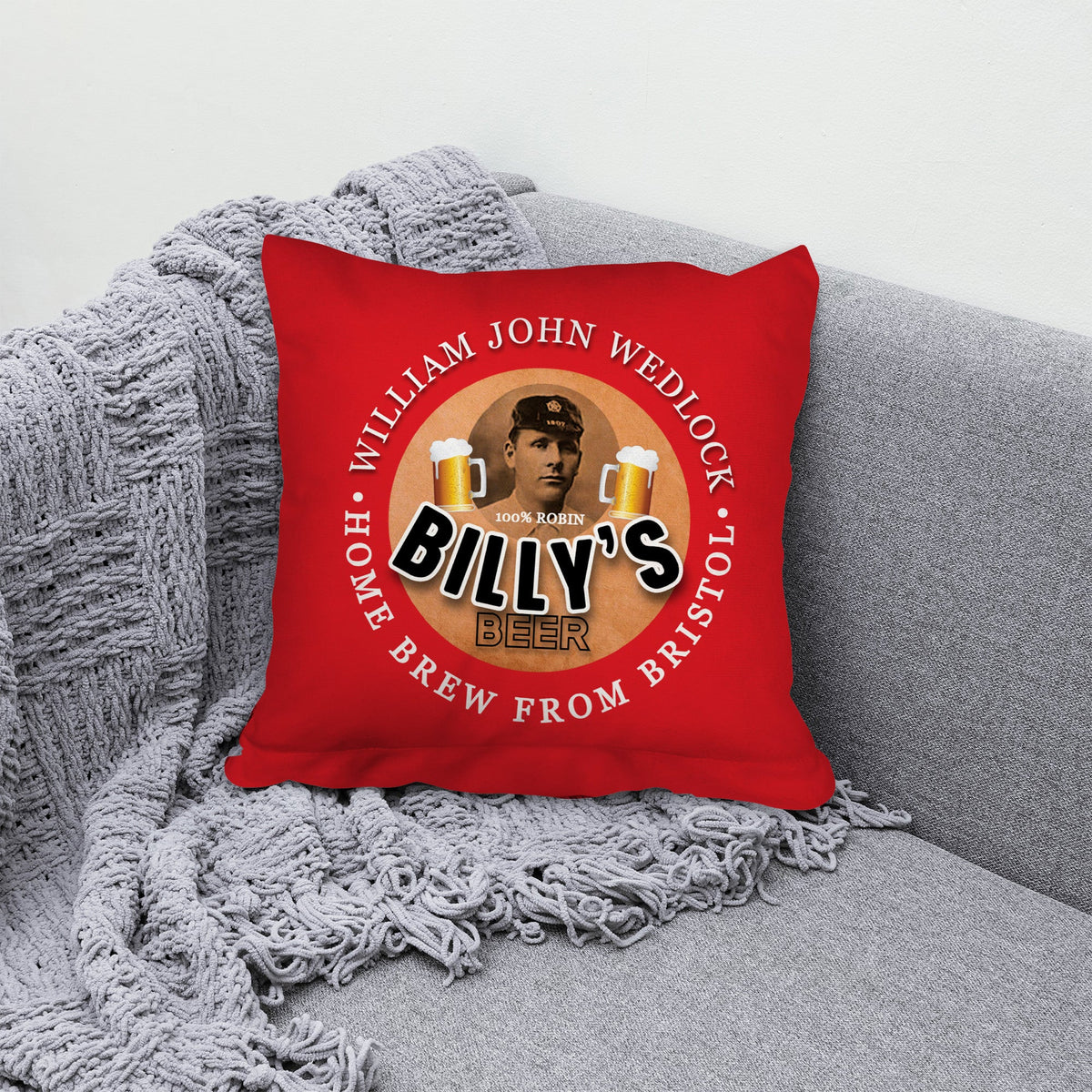 Bristol Wedlock - Football Legends - Cushion 10"