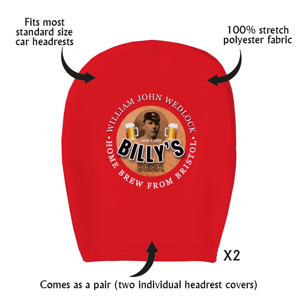 Bristol Wedlock - Football Legends - Headrest Cover