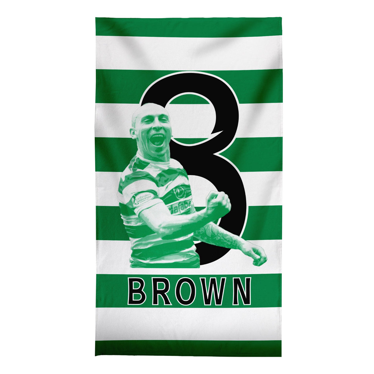 Celtic - Brown 8 - Beach Towel - 150cm x 75cm
