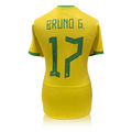Bruno Guimarães Signed Brazil Shirt