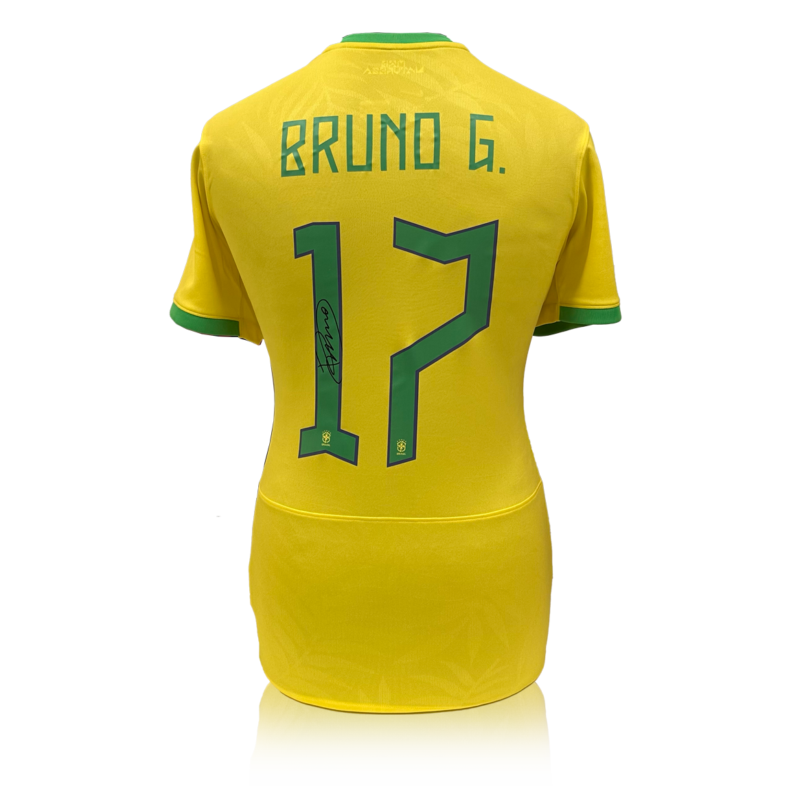 Bruno Guimarães Signed Brazil Shirt