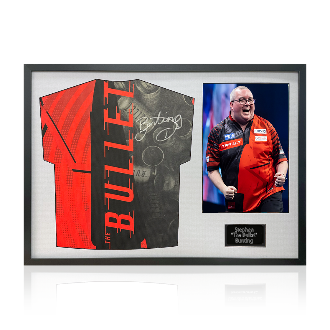 Stephen Bunting Signed 2025 Shirt Classic Frame