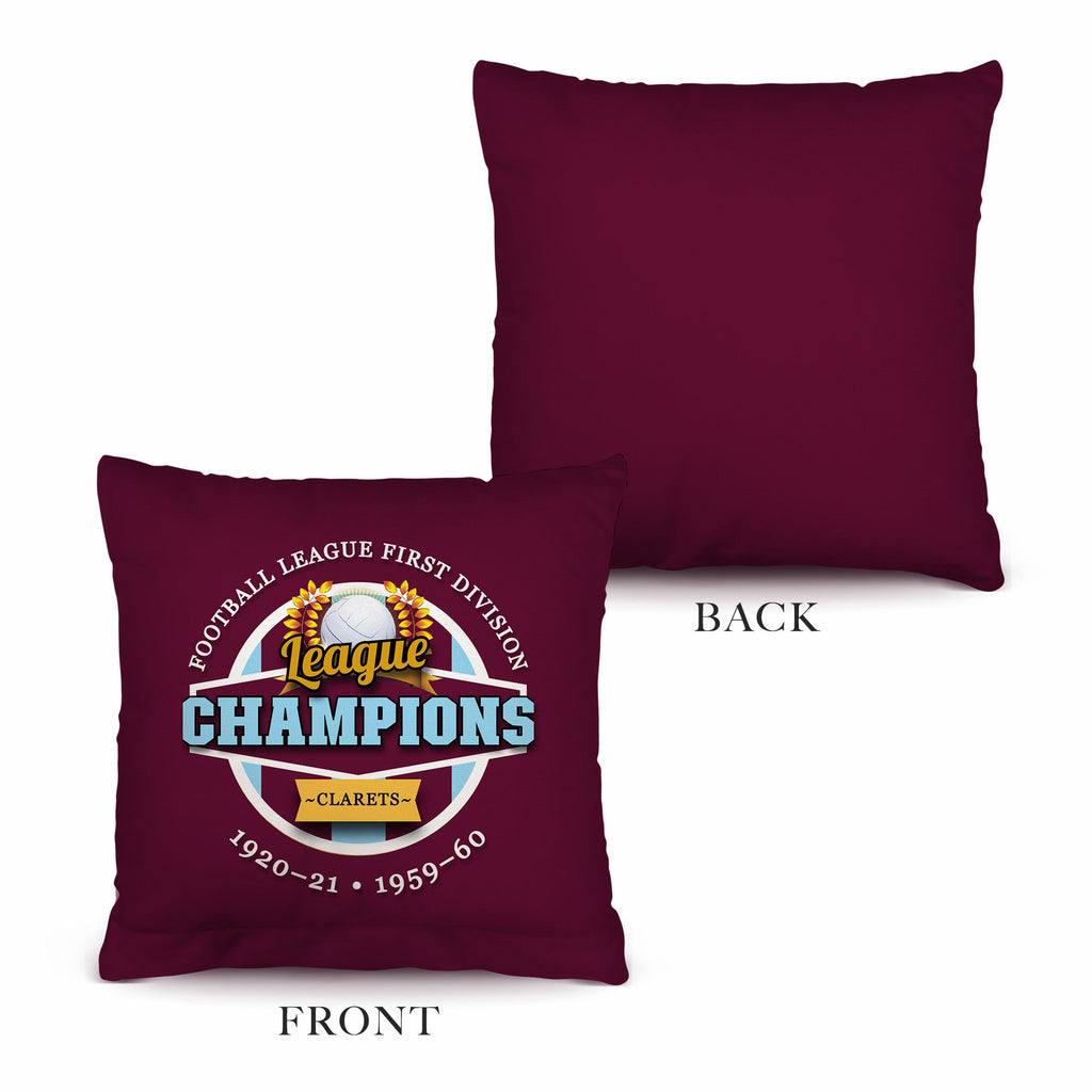 Burnley Champions - Football Legends - Cushion 10"