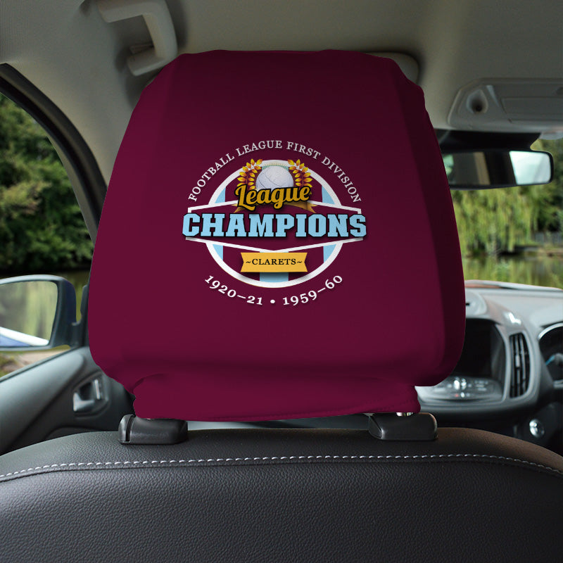 Burnley Champions - Football Legends - Headrest Cover