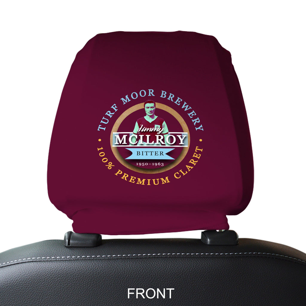 Burnley Jimmy McIlroy - Football Legends - Headrest Cover
