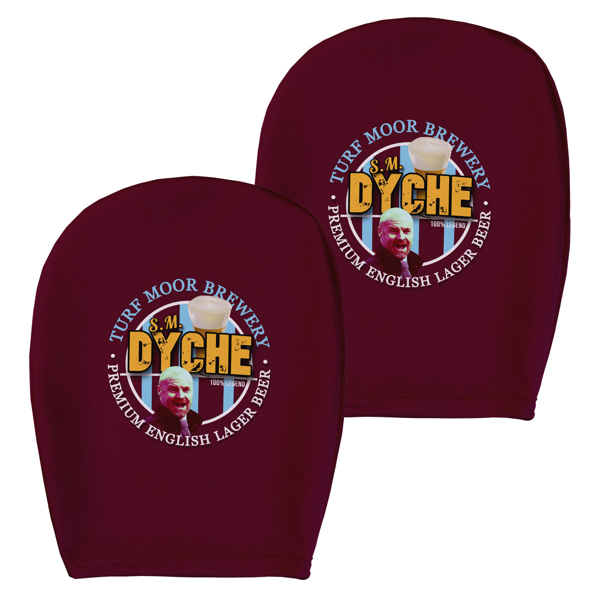Burnley Sean Dyche - Football Legends - Headrest Cover