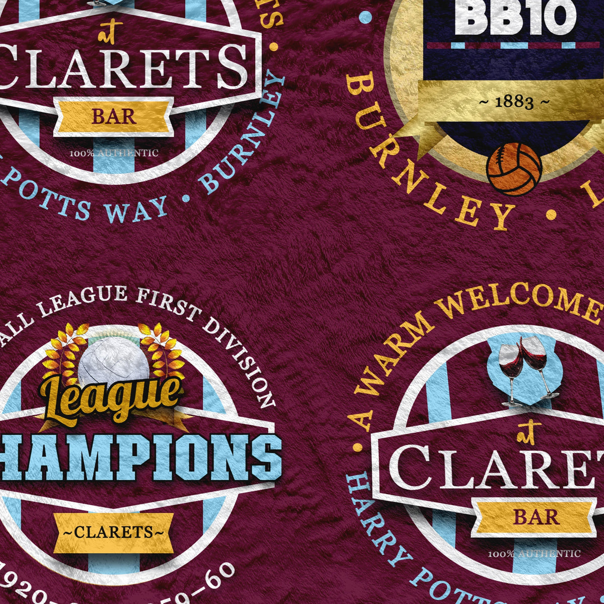 Burnley - Football Legends - Fleece