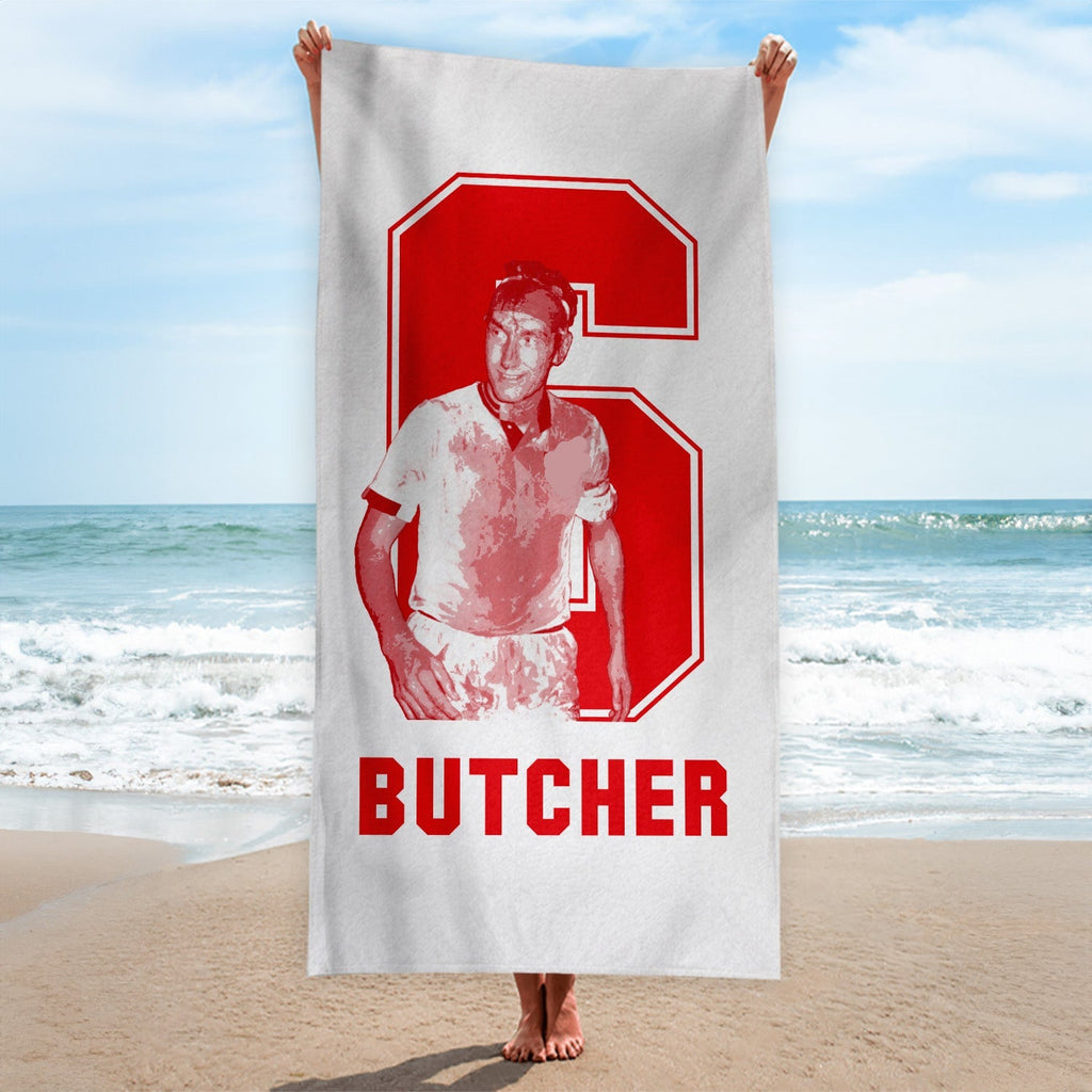 England - Butcher 6 - Beach Towel - 150cm x 75cm