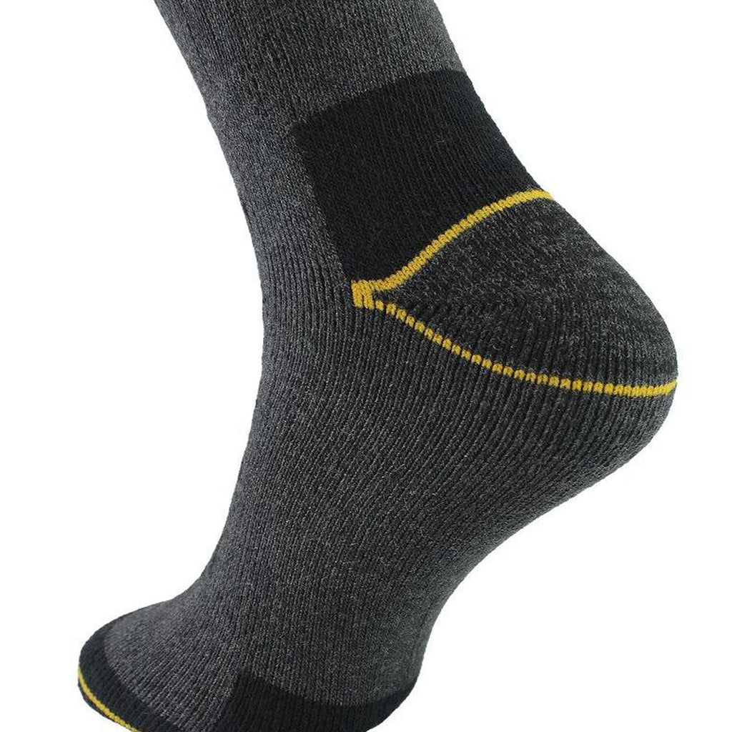 6 Pack Unisex Heavy Duty Work Socks for Steel Toe Boots