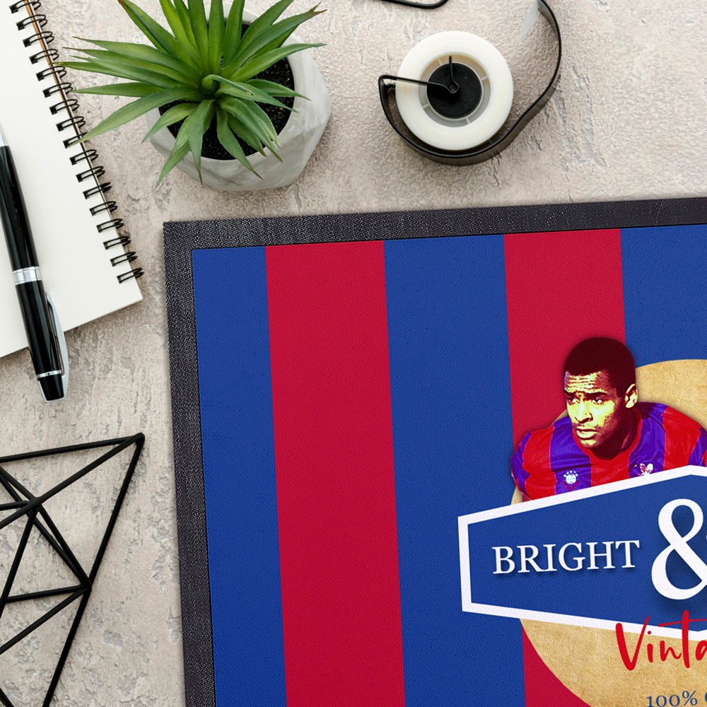 Crystal-Palace Bright Wright   - Football Legends - Door Mat -60cm X 40cm