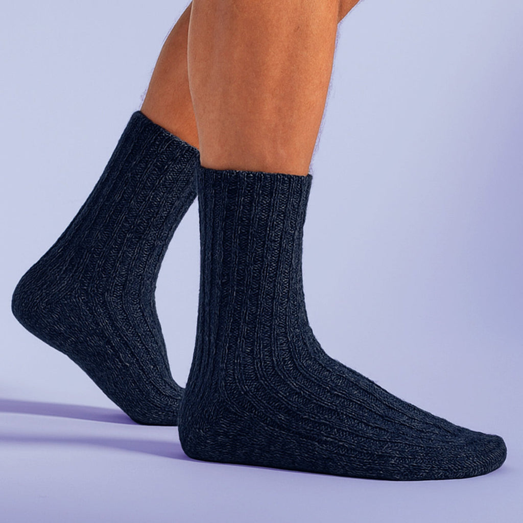 3 Pack Mens Wool Boot Socks | Thick Pennine Walker Socks | Outdoor Hiking Socks