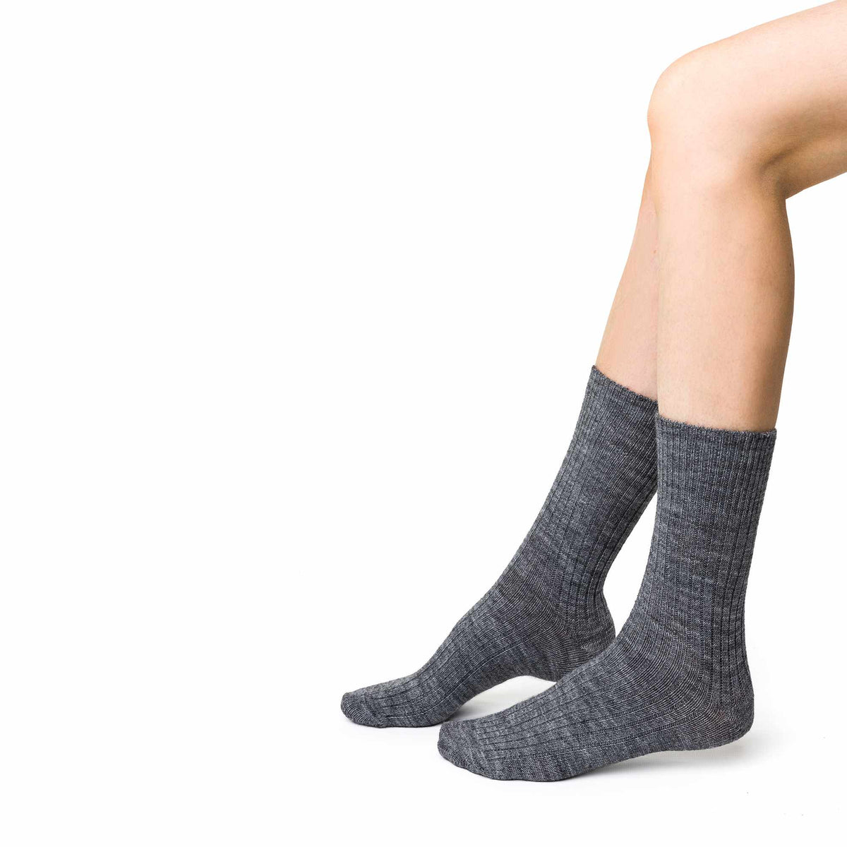 1 Pack Ladies Alpaca Wool Warm Boot Socks for Winter