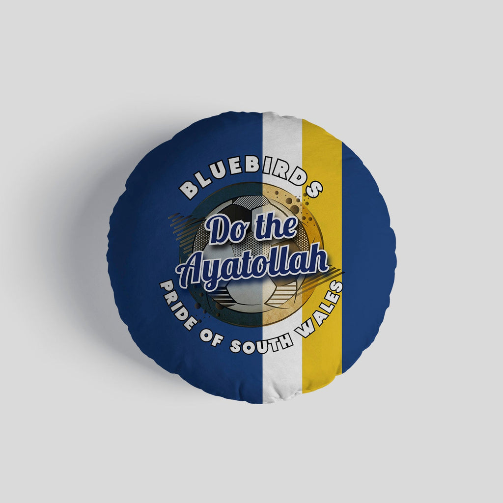Cardiff Ayatollah - Football Legends - Circle Cushion 14"