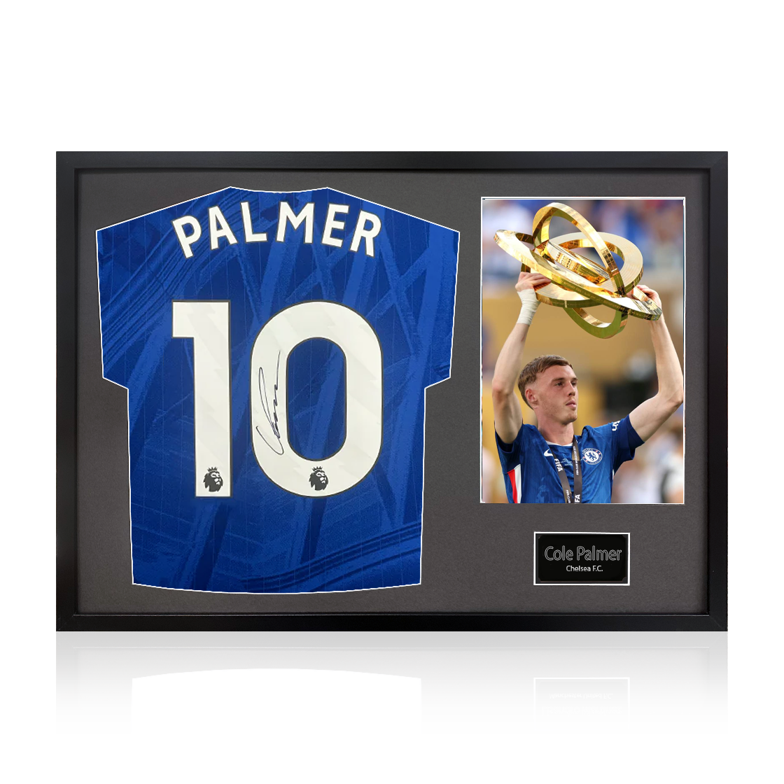 Cole Palmer Signed Chelsea Shirt Classic Frame