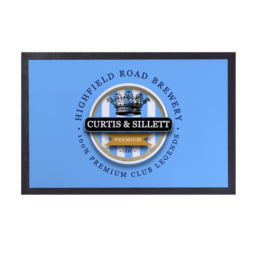 Coventry Curtis Sillett  - Football Legends - Door Mat -60cm X 40cm
