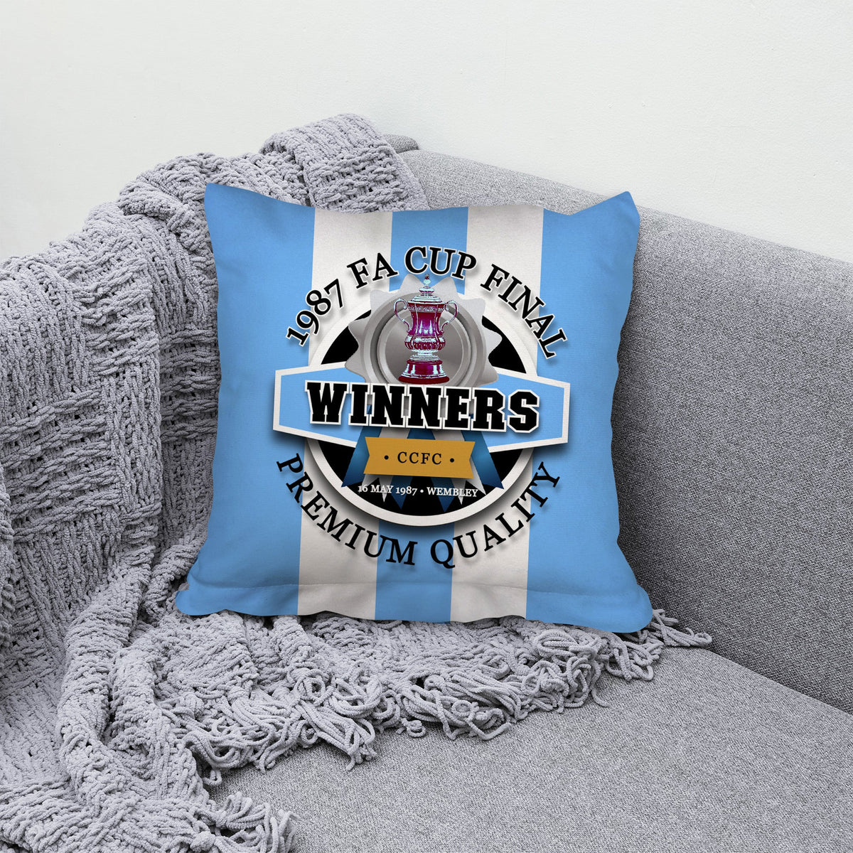 Coventry FA Cup - Football Legends - Cushion 10"