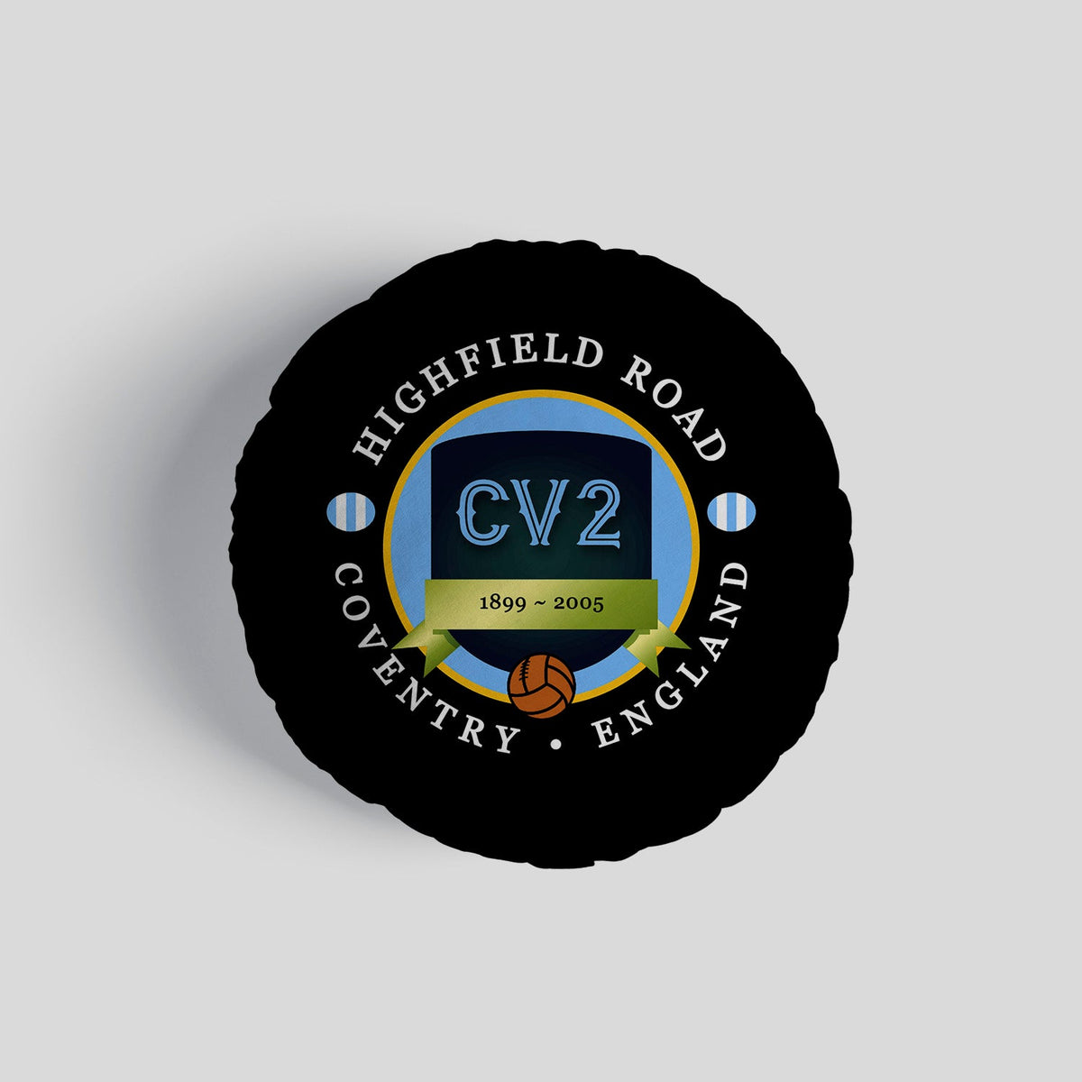 Coventry Highfield - Football Legends - Circle Cushion 14"