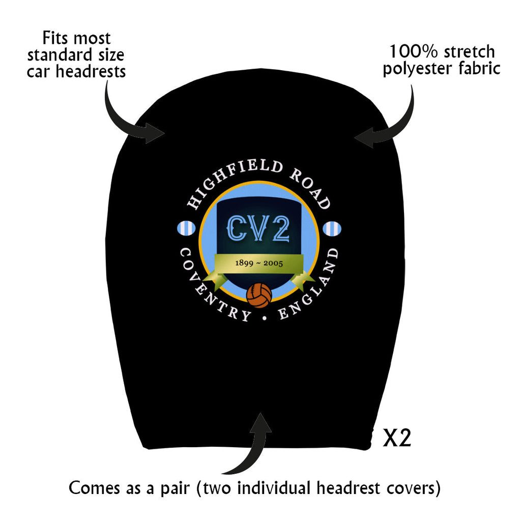 Coventry Highfield - Football Legends - Headrest Cover