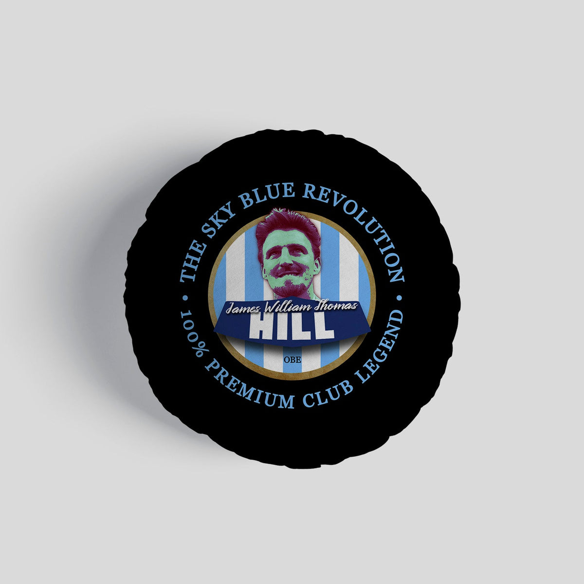 Coventry Hill - Football Legends - Circle Cushion 14"