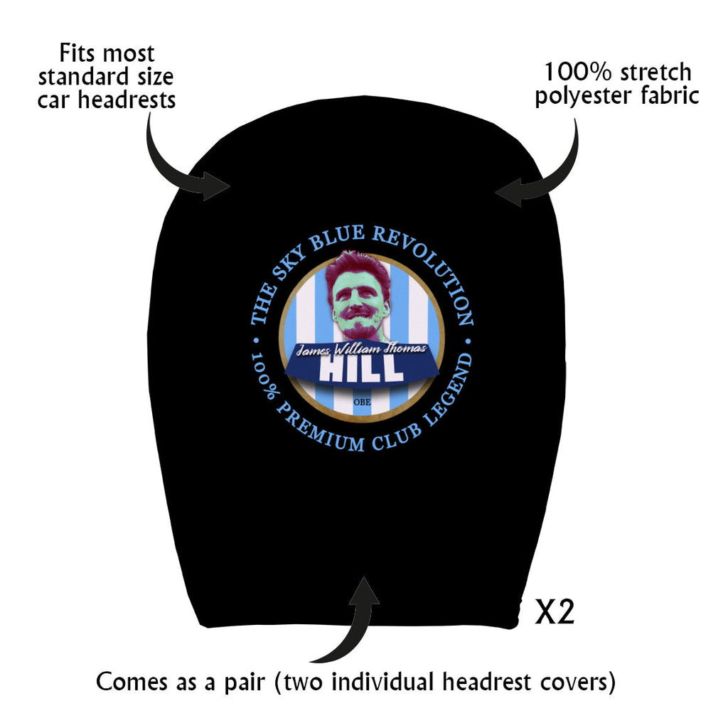 Coventry Hill - Football Legends - Headrest Cover