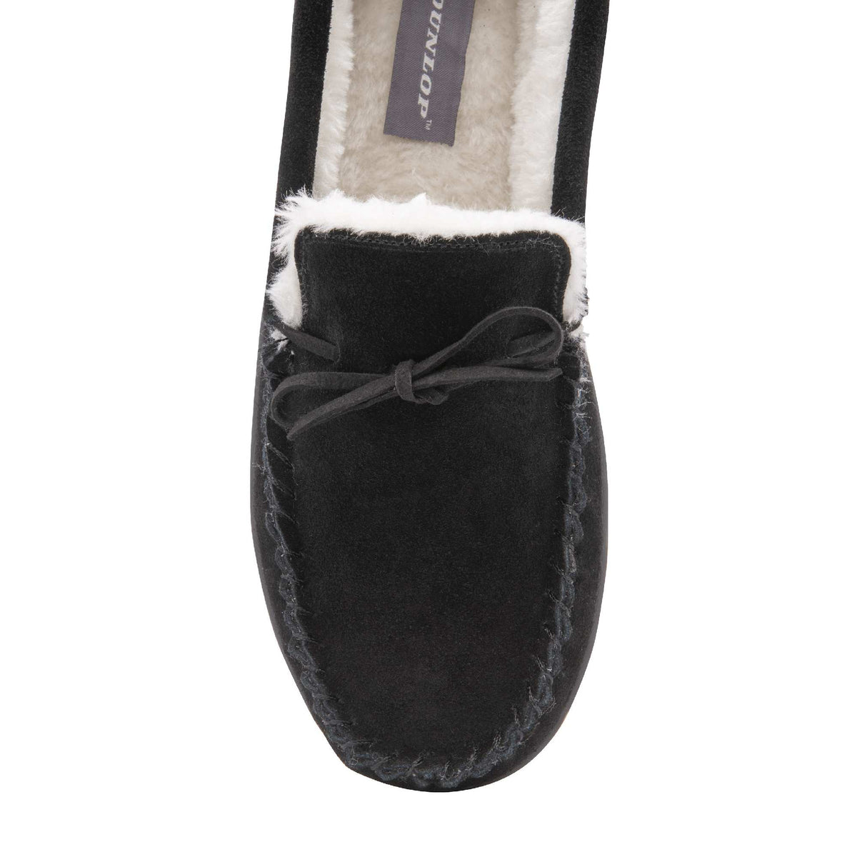 Mens Real Suede Leather Fleece Lined Slippers (6 Sizes)
